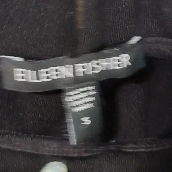 Eileen FISHER Womens S Black Pull On Stretch Elastic Waist Business Casual Pant - Picture 3 of 6